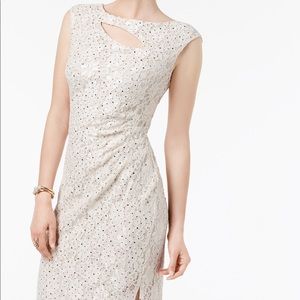 Connected
Cutout Sequined Lace Gown